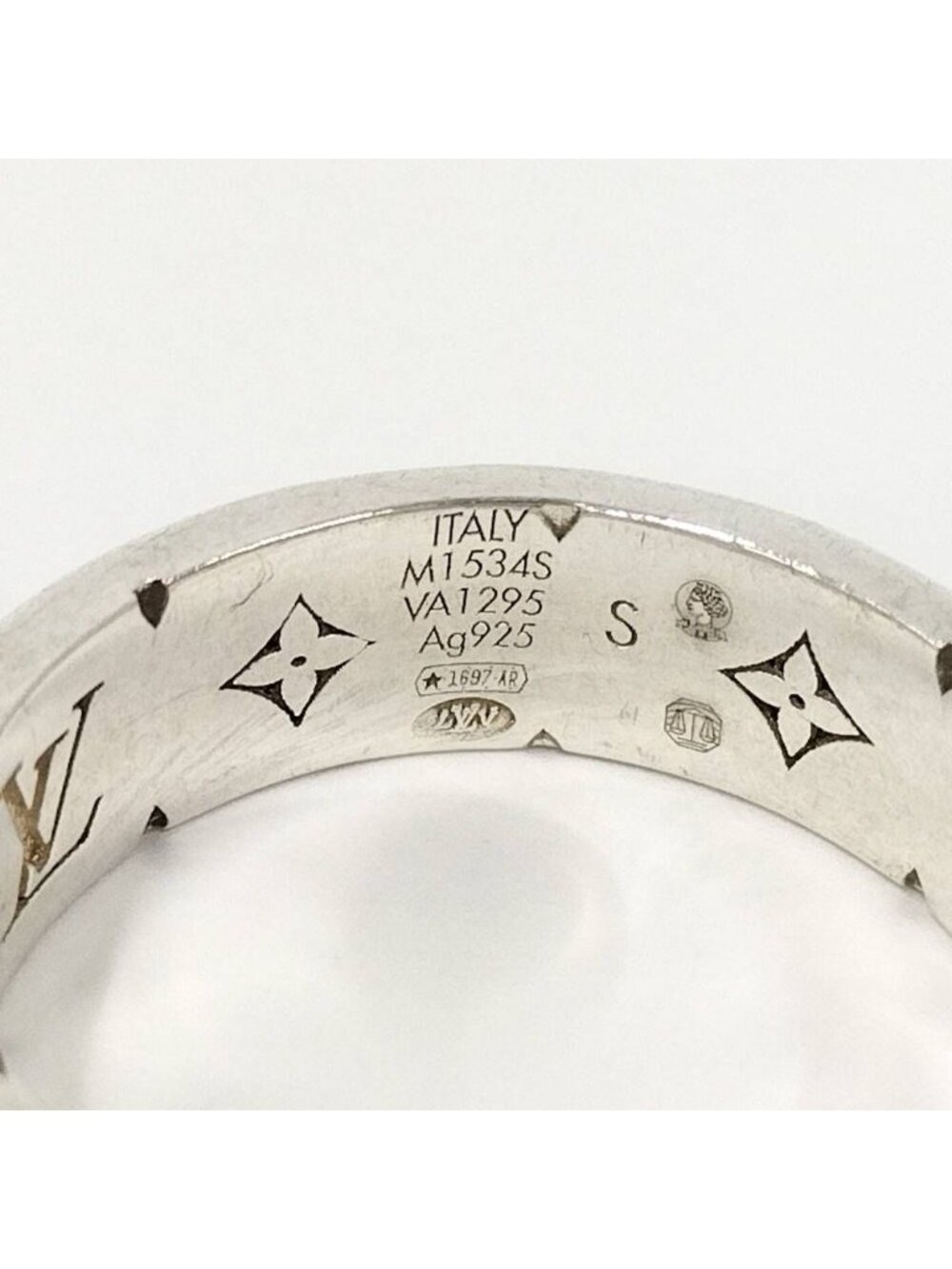 Louis Vuitton Ring Spike Silver Black - Picture 7 of 8